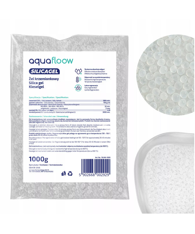 Silica Gel 1kg | Silikagelis | Drėgmės sugėriklis