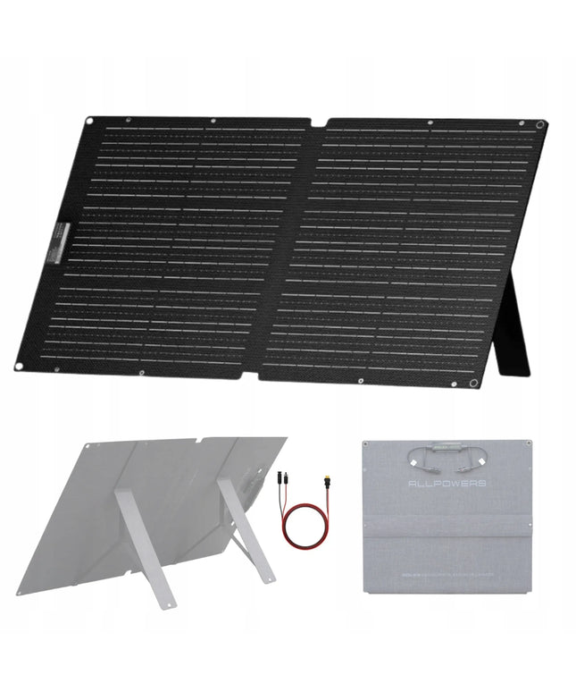 Sulankstomas saulės kolektorius „Allpowers SOLAX SE100“, 100 W, IP68, MC4, PV