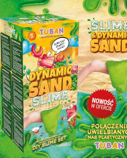 Tuban „Slime“ gamybos rinkinys su dinaminiu smėliu