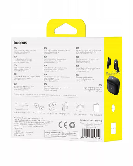 Belaidės „In-Ear“ Bluetooth Ausinės Baseus Bowie E18 TWS ENC IPX4