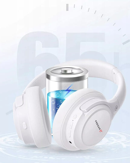 Belaidės ausinės FEEGAR Mello ant ausų 65H „Bluetooth 5.3“ su mikrofonu