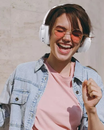 Belaidės ausinės FEEGAR Mello ant ausų 65H „Bluetooth 5.3“ su mikrofonu