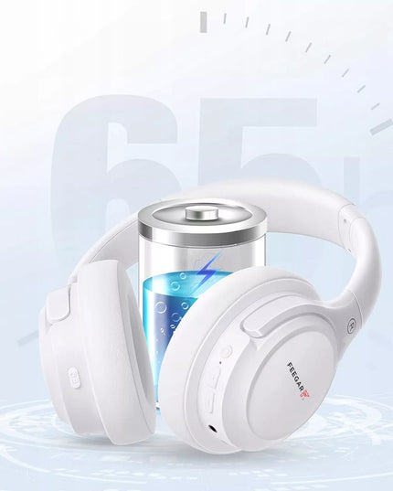 Belaidės ausinės FEEGAR ant ausies 65H Bluetooth 5.3 Mikrofonas 6xEQ
