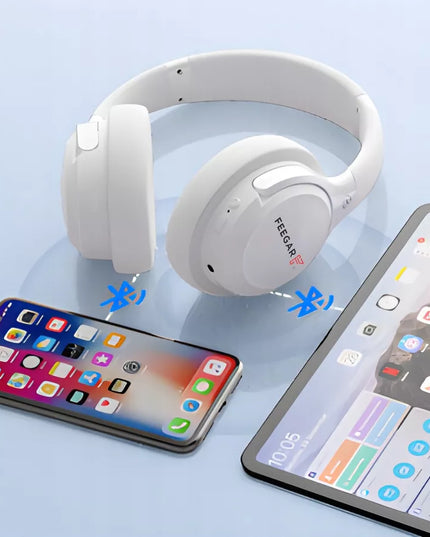 Belaidės ausinės FEEGAR ant ausies 65H Bluetooth 5.3 Mikrofonas 6xEQ