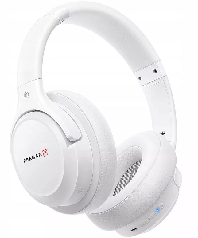 Belaidės „Feegar Mello“ ausinės ant ausų, 65 val. veikimo laikas, „Bluetooth 5.3“, mikrofonas, 6xEQ režimai
