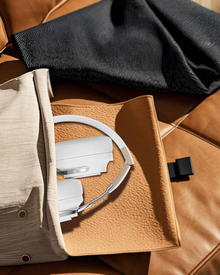 Belaidės Antausinės Ausinės FEEGAR AlphaBeat ANC 65H Baltos Bluetooth 5.4