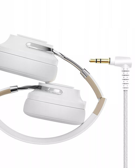 Belaidės Antausinės Ausinės FEEGAR AlphaBeat ANC 65H Baltos Bluetooth 5.4
