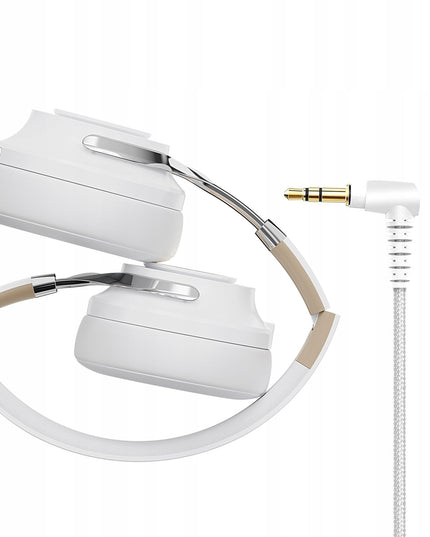 Belaidės Antausinės Ausinės FEEGAR AlphaBeat ANC 65H Baltos Bluetooth 5.4