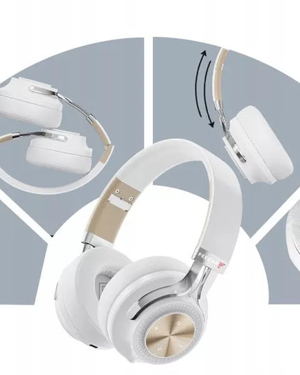 Belaidės Antausinės Ausinės FEEGAR AlphaBeat ANC 65H Baltos Bluetooth 5.4