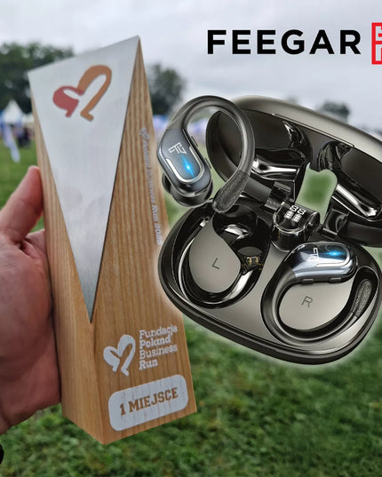 Belaidės ausinės FEEGAR SPORT Bluetooth 5.4 70 val. baterija įstatomos į ausis IPX5