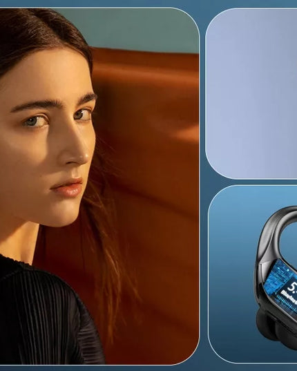 Belaidės ausinės FEEGAR SPORT Bluetooth 5.4 70 val. baterija įstatomos į ausis IPX5
