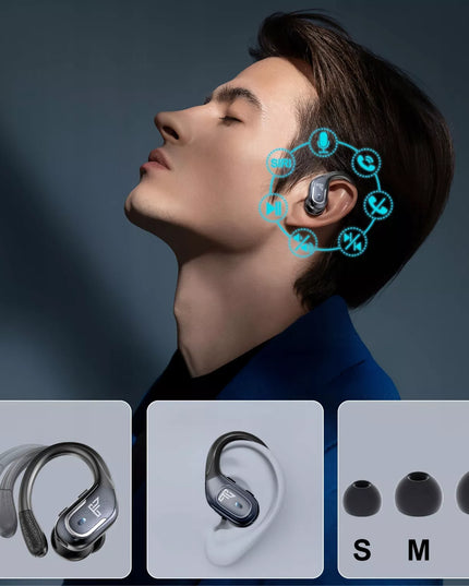 Belaidės ausinės FEEGAR SPORT Bluetooth 5.4 Baterija 70H Ausyse esančios IPX5