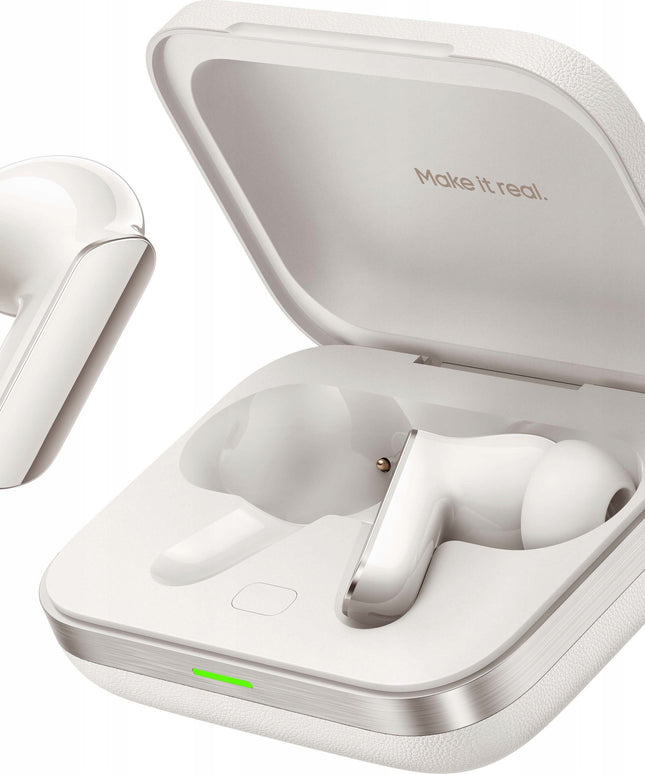 Belaidės ausinės Realme Buds Air 7 Pro ANC Smėlio spalvos White