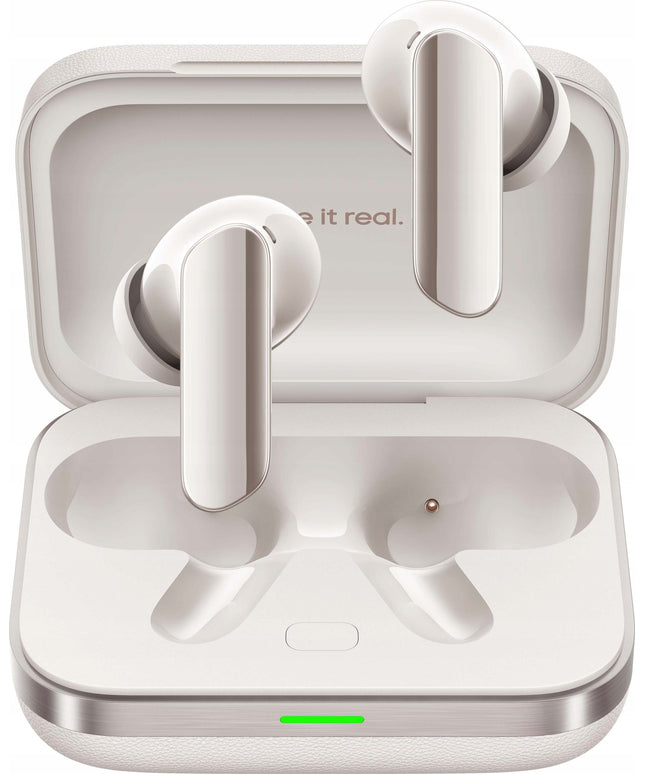 Belaidės ausinės Realme Buds Air 7 Pro ANC Smėlio spalvos White