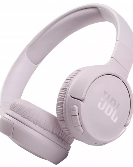 Belaidės ausinės ant ausų JBL Tune 510BT rožinės spalvos su „Bluetooth“