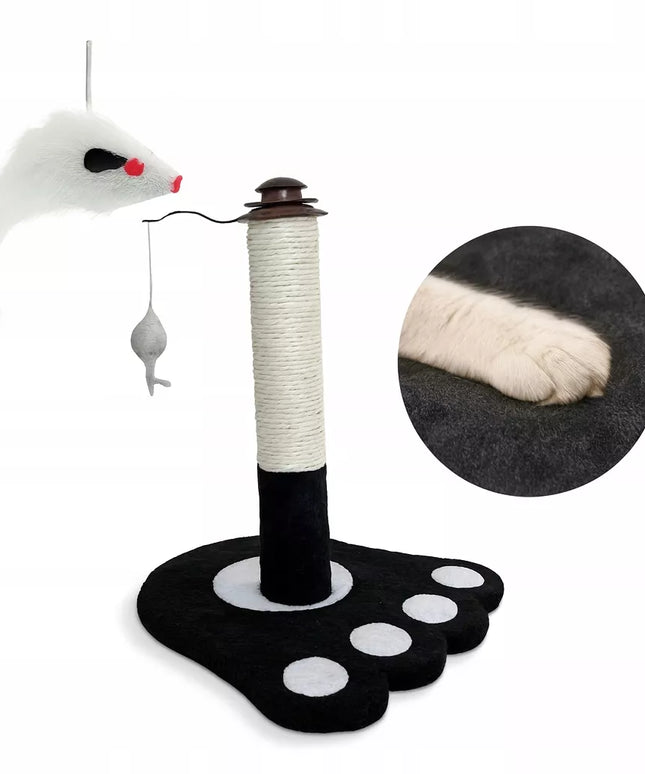 Katės draskyklė stulpelis žaislas letenėlė 43cm (F064)
