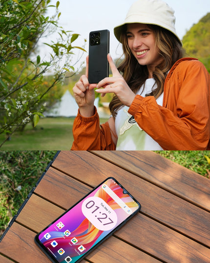 Išmanusis telefonas CUBOT A40 6,88" 12/256GB DUAL SIM NFC ANDROID 15 + Dėklas + Folija