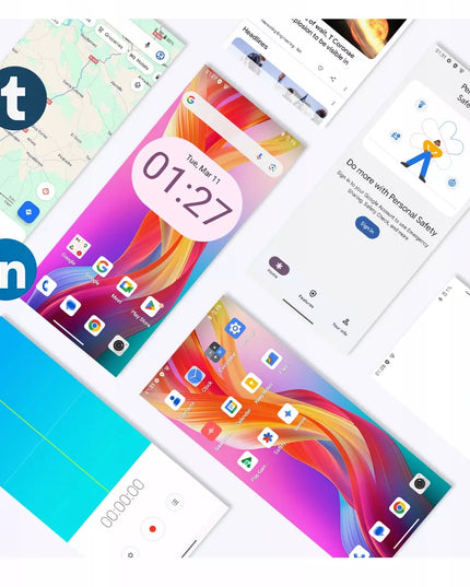 Išmanusis telefonas CUBOT A40 6,88" 12/256GB DUAL SIM NFC ANDROID 15 + Dėklas + Folija