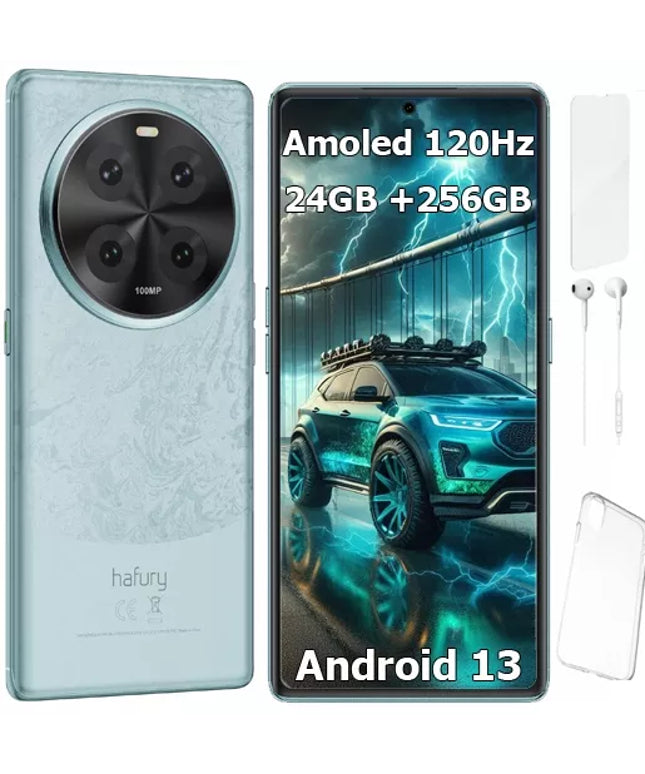 Išmanusis telefonas CUBOT HAFURY MEET 24/256GB AMOLED 2K+ Android13 NFC FHYDRO
