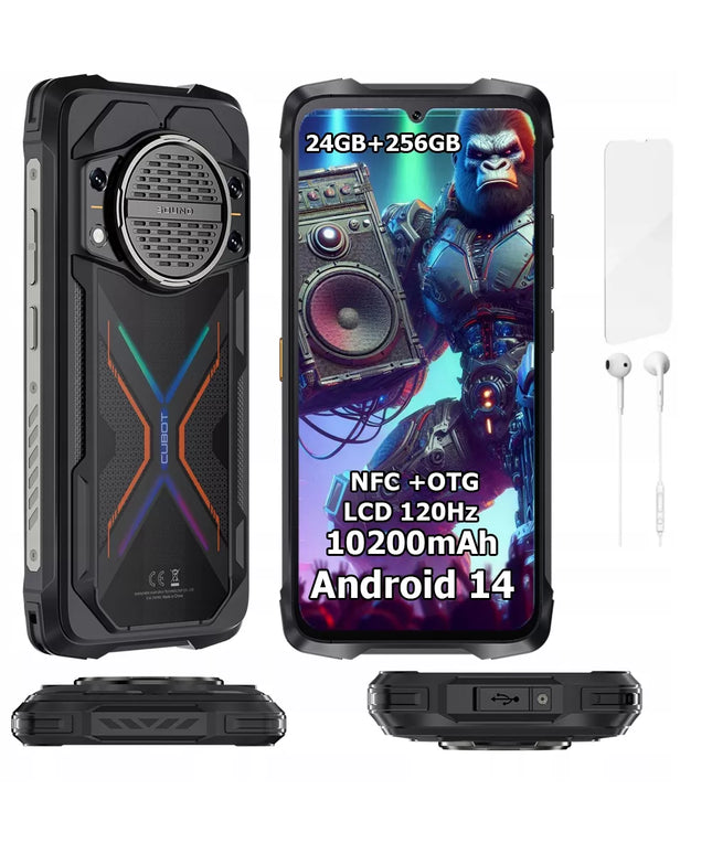 Išmanusis telefonas CUBOT KING KONG Power 3 24/256 GB DUAL tvirtas IP69K MILITARY