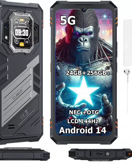 Išmanusis telefonas CUBOT King Kong Star 2 24/256GB Dual 5G tvirtas IP69K Military