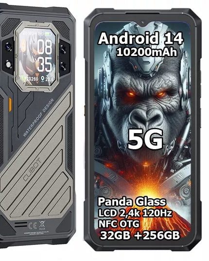 Išmanusis telefonas CUBOT KING KONG X 32/256GB NFC DUAL 5G atsparus IP69K MILITARY