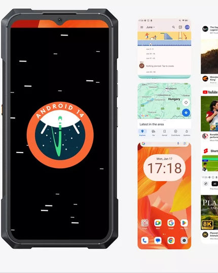 Išmanusis telefonas CUBOT KING KONG X 32/512GB NFC DUAL 5G smūgiams atsparus IP69K MIL-STD