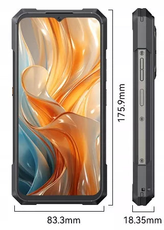 Išmanusis telefonas CUBOT KING KONG X PRO 24/256GB NFC DUAL 5G rėminis IP69K MIL-STD-810H