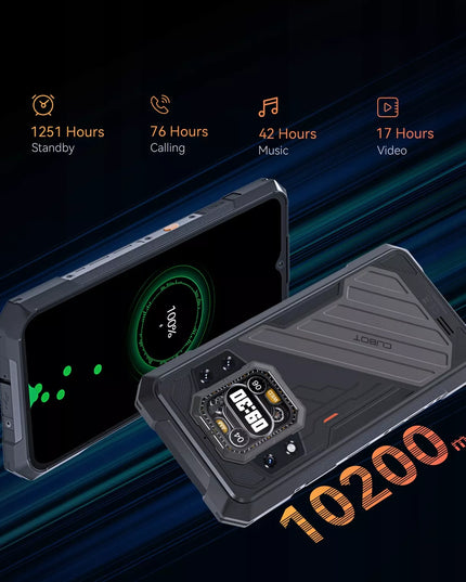Išmanusis telefonas CUBOT KING KONG X PRO 24/256GB NFC DUAL 5G atsparus IP69K MILITARINĖS KOKYBĖS