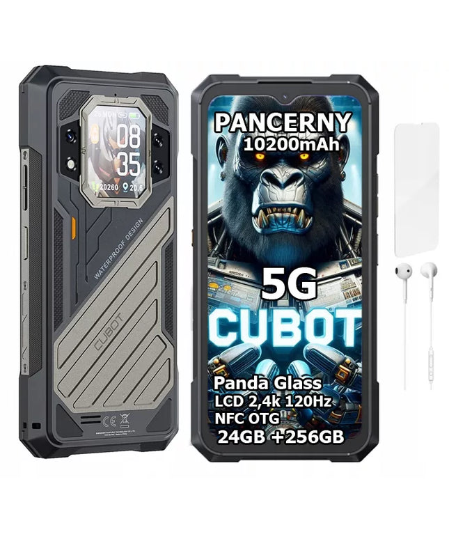 Išmanusis telefonas CUBOT KING KONG X PRO 24/256GB NFC DUAL 5G rėminis IP69K MIL-STD-810H