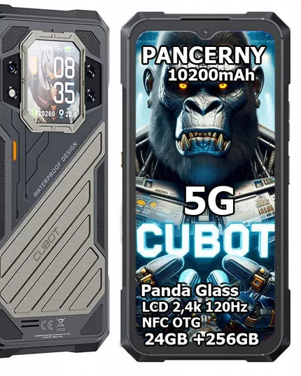 Išmanusis telefonas CUBOT KING KONG X PRO 24/256GB NFC DUAL 5G atsparus IP69K MILITARINĖS KOKYBĖS