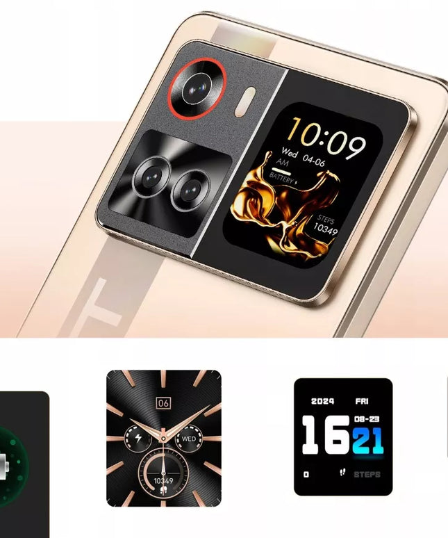 Išmanusis telefonas Cubot X100 5G Dual SIM 8/256 GB Android 15 su dviem ekranais + dėklas