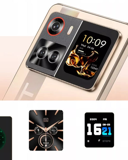 Išmanusis telefonas Cubot X100 5G Dual SIM 8/256GB Android 15 su dviem ekranais + dėklas