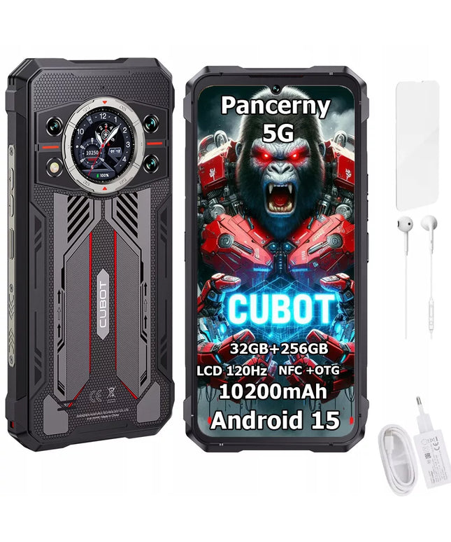Tvirtas karinis išmanusis telefonas CUBOT KING KONG 11 32/256GB NFC DUAL SIM 5G