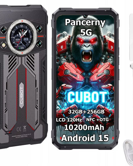 Tvirtas karinis išmanusis telefonas CUBOT KING KONG 11 32/256GB NFC DUAL SIM 5G