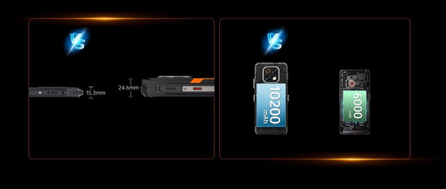 Šarvuotas karinis išmanusis telefonas CUBOT KING KONG ES3 16/256GB NFC DUAL SIM LTE