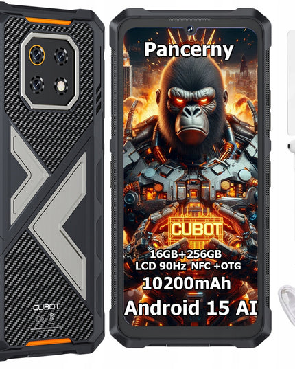 Šarvuotas karinis išmanusis telefonas CUBOT KING KONG ES3 16/256GB NFC DUAL SIM LTE