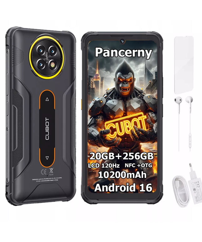 Tvirtas karinis išmanusis telefonas CUBOT KINGKONG ACE 5 20/256GB NFC DUAL SIM