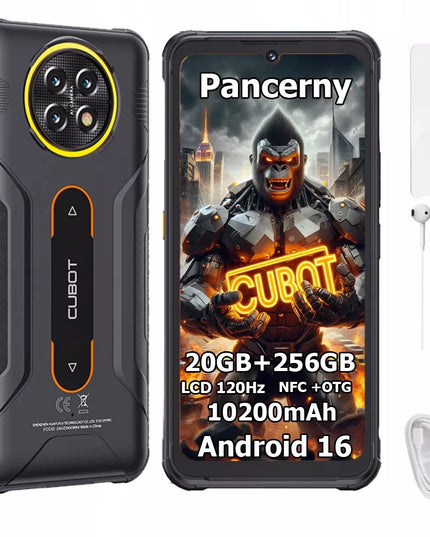 Tvirtas karinis išmanusis telefonas CUBOT KINGKONG ACE 5 20/256GB NFC DUAL SIM