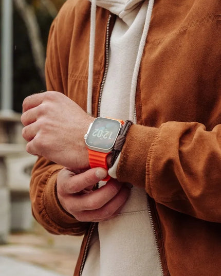 „Maxcom EcoWatch EW2“ išmanusis laikrodis, sidabrinis, 1,95 col., IPS, 230 mAh, pulsoksimetras