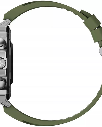 Išmanusis laikrodis Garett Atom 47mm AMOLED 1,43'' Sidabrinis + papildomas dirželis