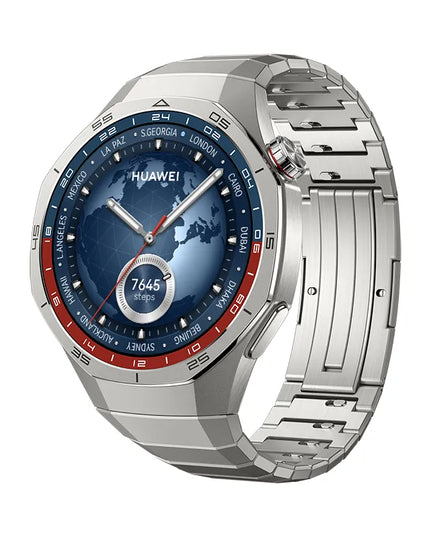 Išmanusis laikrodis Huawei Watch GT5 Pro Titanium 46 mm GPS AMOLED NFC, sidabrinis