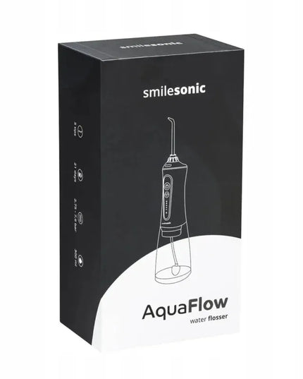„Smilesonic AquaFlow Black“ belaidis burnos irigators