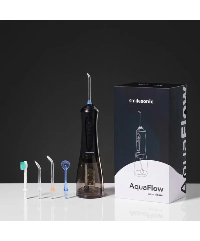 „Smilesonic AquaFlow Black“ belaidis burnos irigators
