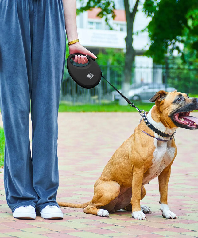 Automatinis pavadėlis šunims Waudog R-leash su maišelių dėtuve, atspindintis, dydis S iki 12 kg