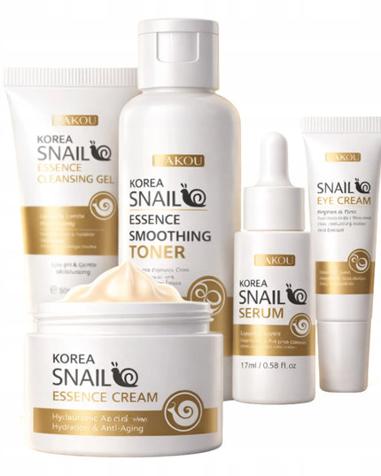 Snail Set – korėjietiškas veido priežiūros rinkinys su sraigių sekretu