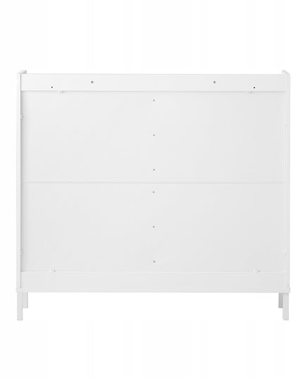 SoBuy Balta 4 durelių batų lentyna, prieškambario spintelė FSR100-W