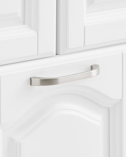 SoBuy Apatinė virtuvinė salos tipo spintelė su stalčiais ir spintelėmis, balta FKW100-WN