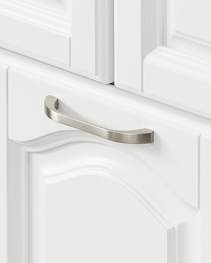 SoBuy Apatinė virtuvinė salos tipo spintelė su stalčiais ir spintelėmis, balta FKW100-WN