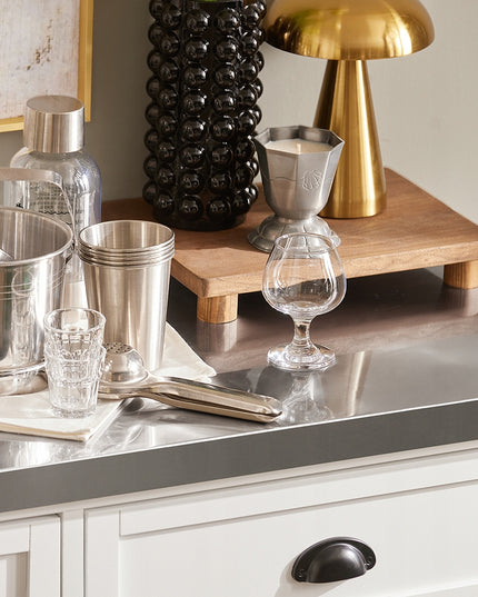 SoBuy Virtuvinė spintelė su stumdomomis durimis ir vyno lentyna FKW94-W